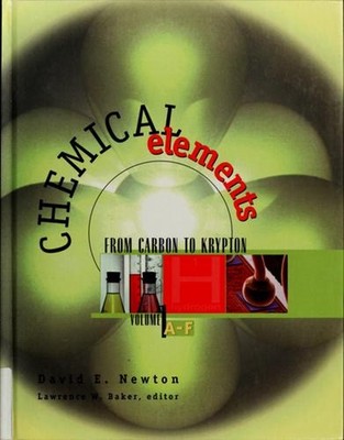 Chemical Elements : From Carbon to Krypton Hardcover David E. New
