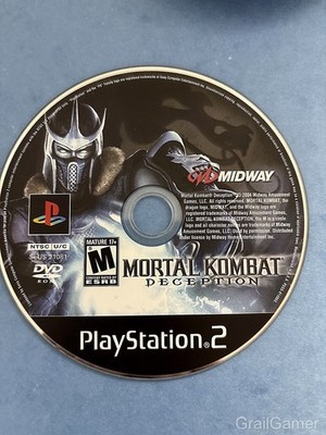 Mortal Kombat: Deception PlayStation 2 PS2 Midway Games 2004 Loose Video Game