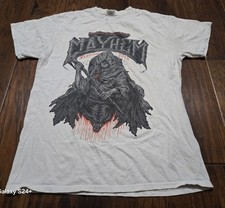 Y2k 2013 Rockstar Mayhem Festival Energy Drink Medium Music Goth Metal Tour Tee