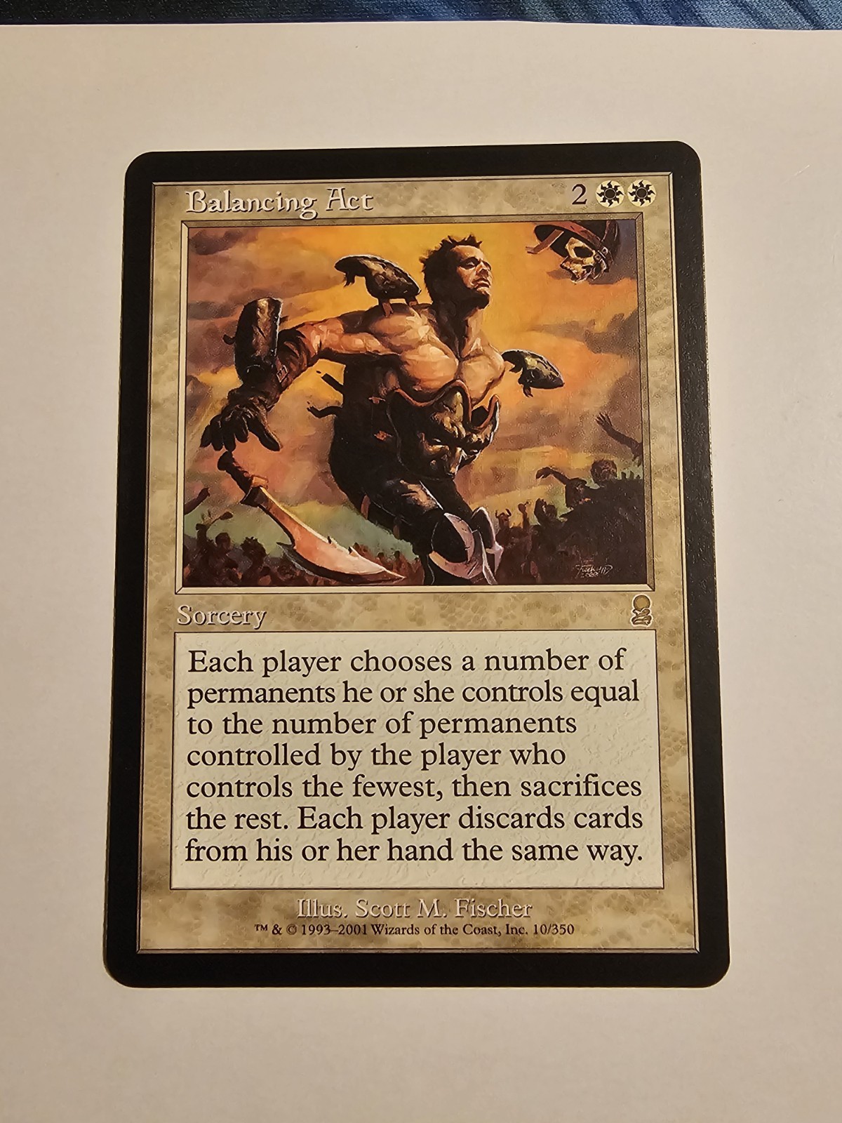 Balancing Act Odyssey MTG Magic The Gathering LP