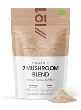 Organic 7 Mushroom Blend Powder 250g ~ Reishi, Cordyceps 500 g (Pack of 1)