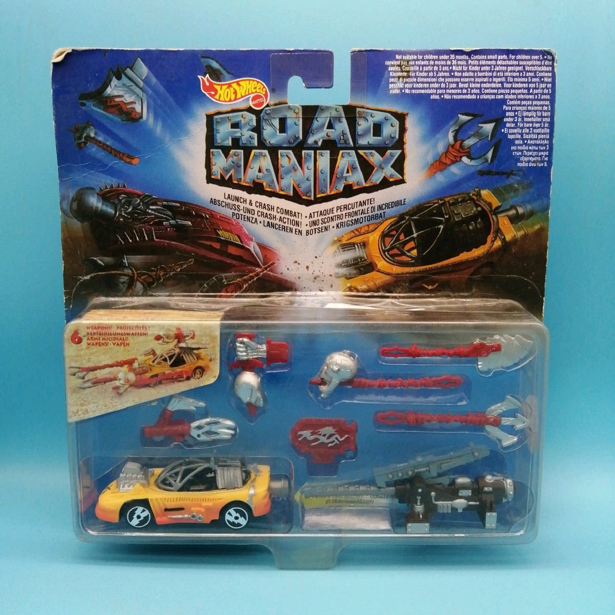 MATTEL HOT WHEELS Vintage ROAD MANIAX Nitro Road Warrior Mad Max