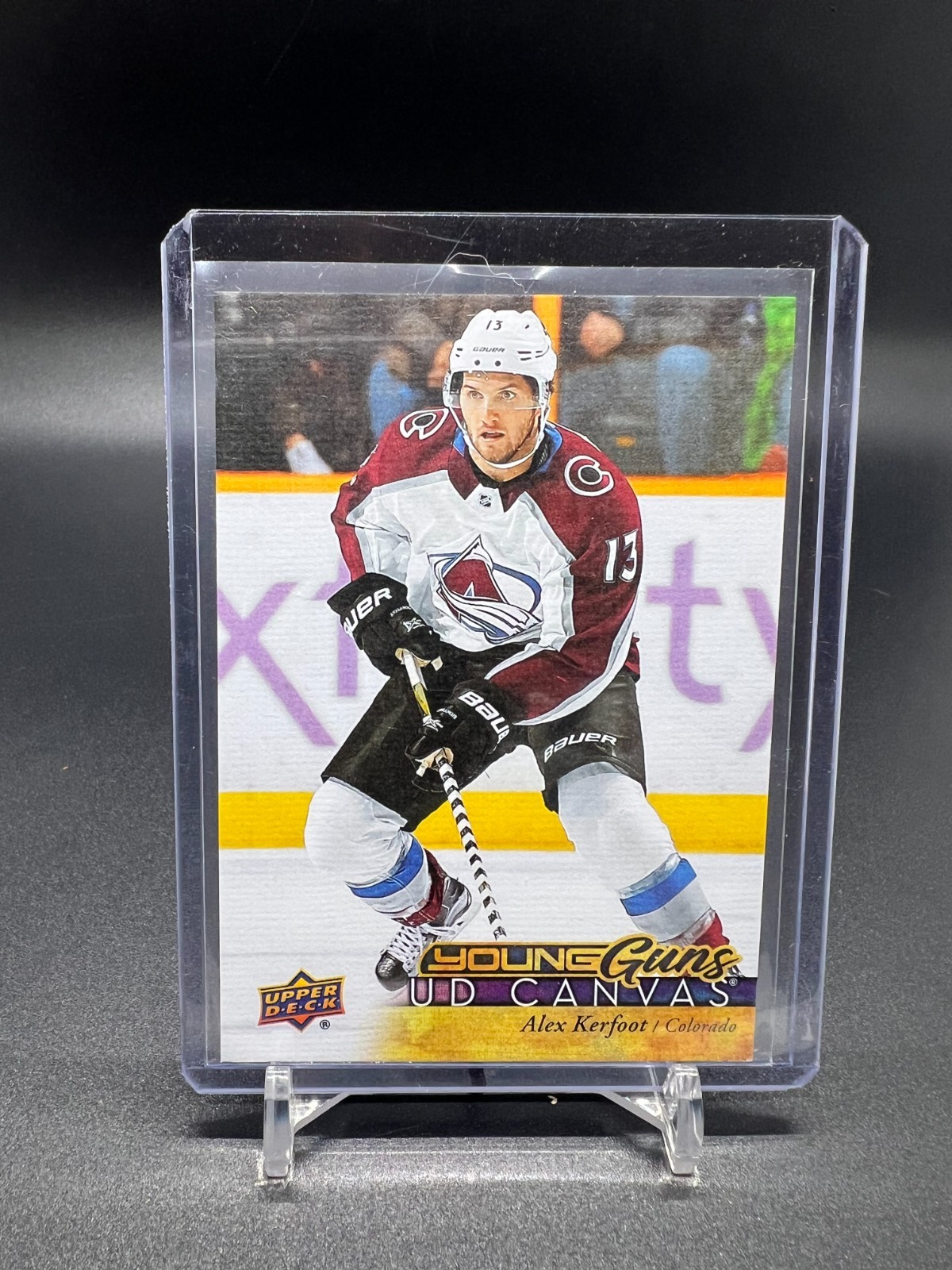 2017-18 Upper Deck UD Canvas #C229 Alex Kerfoot YG RC Young Guns Rookie