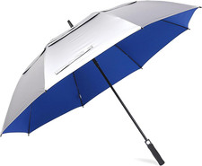 68Inch Golf Umbrella UV Protection Extra Large Oversized Heavy Duty Auto Open Do