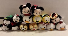 Assorted Lot Of 15 Tsum Tsum Disney Christmas Mickey  Minnie Mouse  Characters