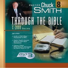 Through the Bible C-2000 Commentary by Chuck Smith on 8 Audio MP3 discs (Aud...