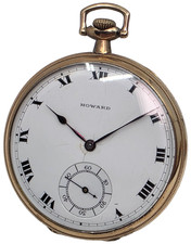 1913 Howard Series 7 Model 1912 14k Gold Filled 12s 17j Pocket Watch
