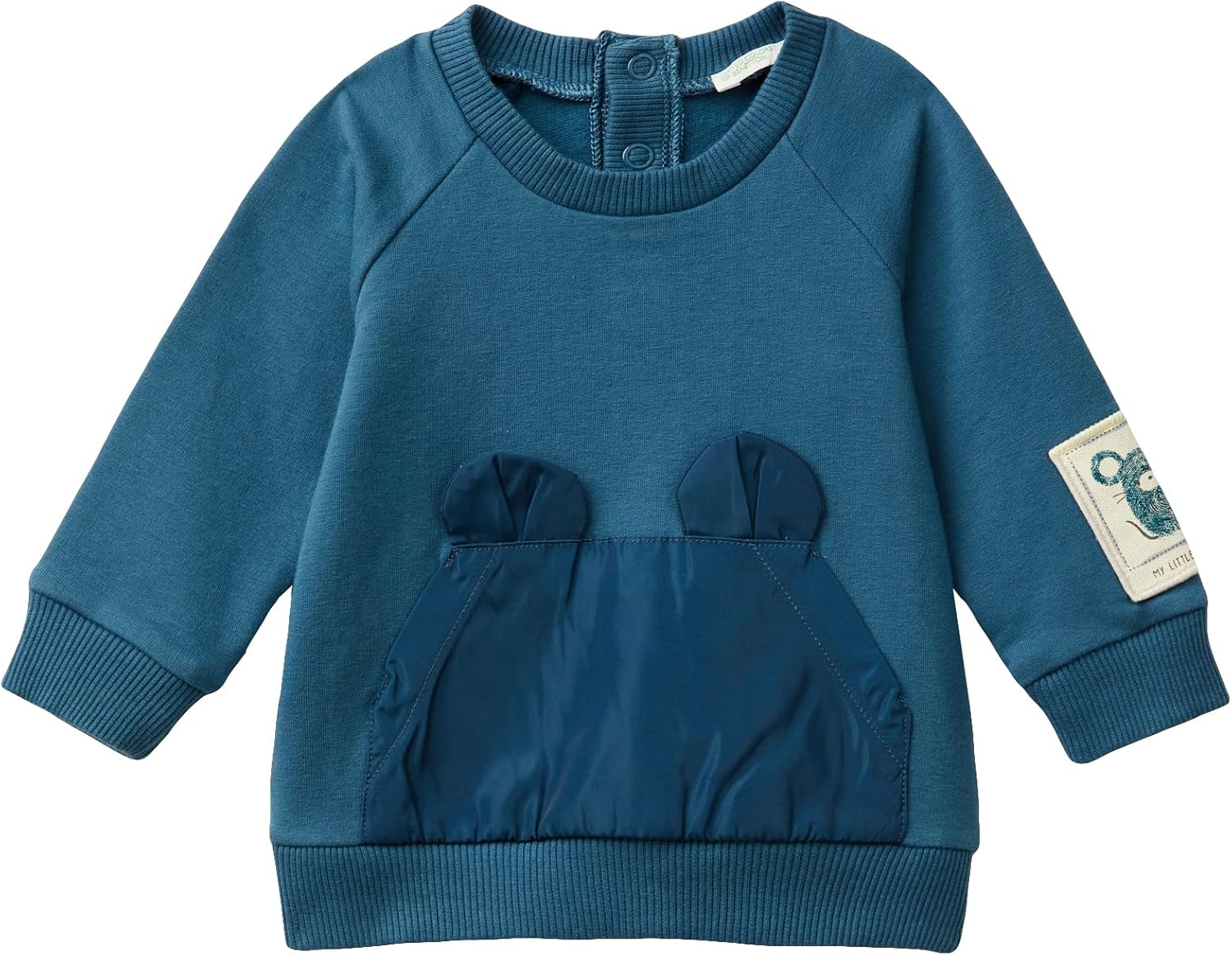 United Colors Of Benetton Kapuzenpullover Für Jungen – Aus 94% Baumwolle, Mit Logo-Print, Normale Passform
