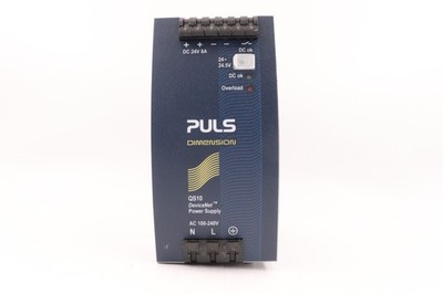 SIEMENS QS10.DNET DC POWER SUPPLY, IN: AC 100-240V OUT: DC24V: 8A