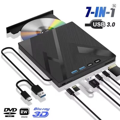 Pioneer-Matschita-LG-HP-Samsung Blu-ray Recorder 7 in 1 Laufwerk USB 3.0 Typ-C,. - Bild 1 von 4