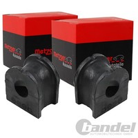 2X Metzger 20,5Mm Stabilager Vorne Beidseitig Passend FÜR Ford Transit
