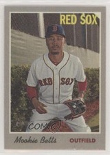 2019 Topps Heritage 1970 Cloth Stickers Mookie Betts #6 02v3