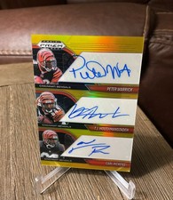 2025 Prizm Black Football Gold Triple Auto /10 Bengals 🔥🔥🔥