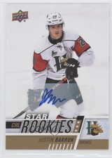 2017-18 Upper Deck CHL Star Rookies Auto Justin Barron #336 Auto 1zm