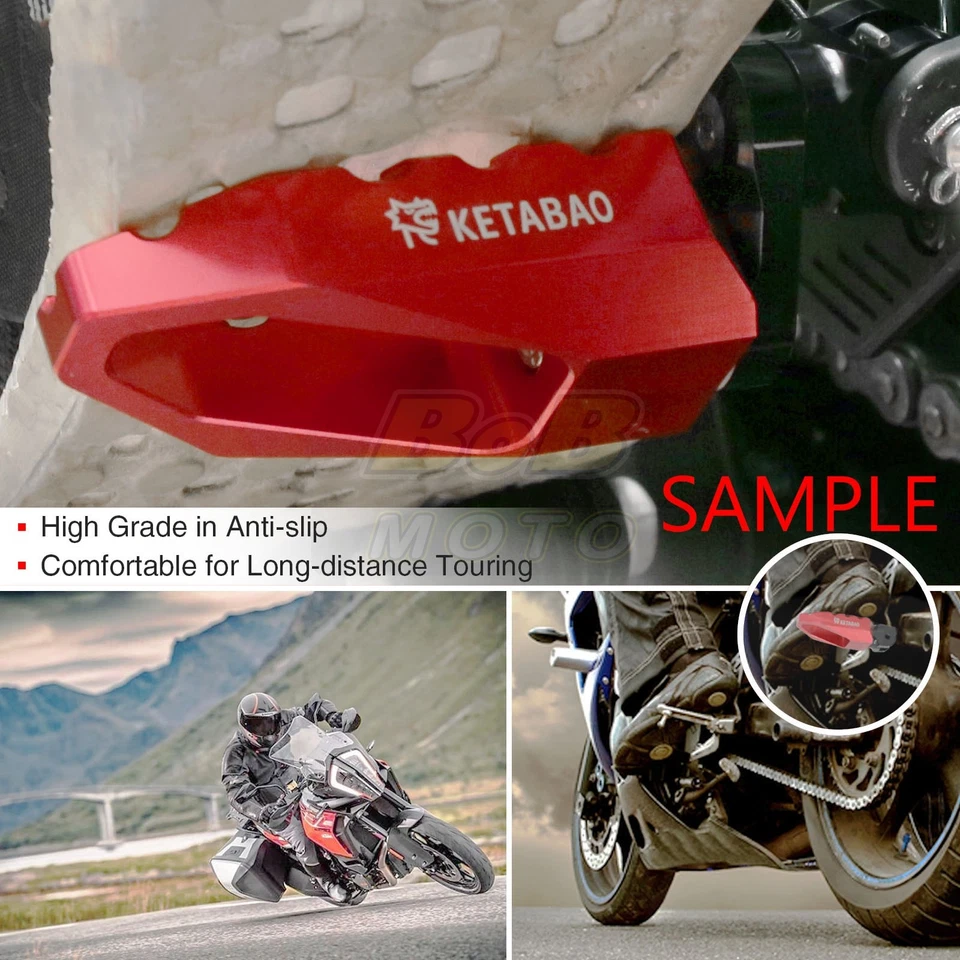 Clavijas de pie BUZZ Rider 25 mm extensibles para Suzuki GSF 1200 600 650 Bandit Foto 4 de 4