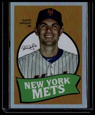2023 Topps Archives #69T-38 David Wright 1969 Topps Single Player Foil