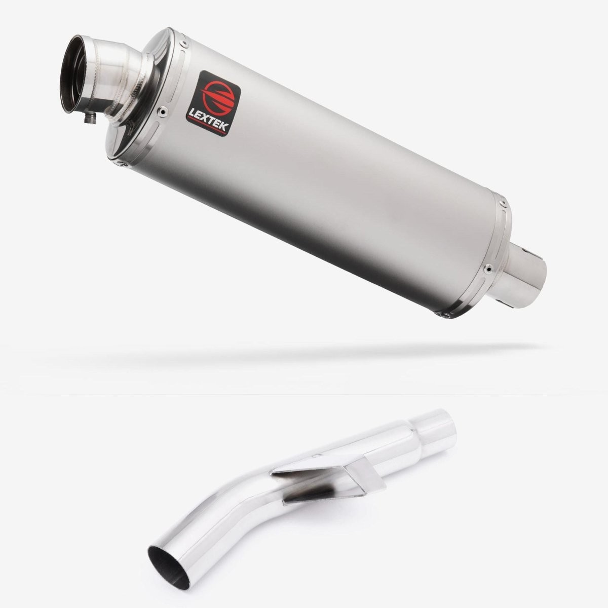 Lextek Slip-on S/Steel 350mm Exhaust for Kawasaki Versys 1000 15-18