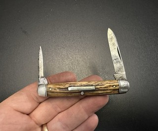 Vintage E.C. Cuchillo de bolsillo Simmons Keen Kutter ciervo EE. UU.