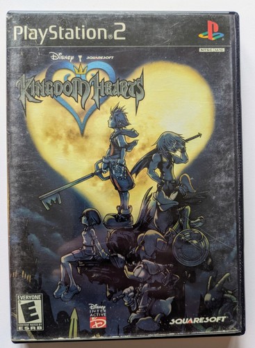 Kingdom Hearts (Sony PlayStation 2, 2002) CIB VG Black Label - Bild 1 von 7