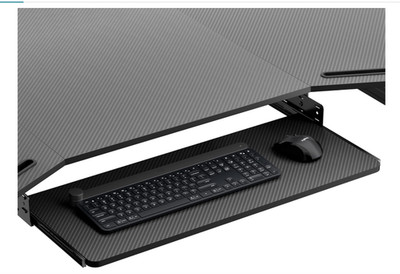 Eureka ADJUSTABLE KEYBOARD TRAY UNDER DESK, 28X11 INCH LARGE SLIDE OUT KEYBOARD