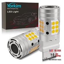 Canbus 3157 Turn Signal Light Bulbs, Anti Hyper 3157-Canbus Amber Yellow