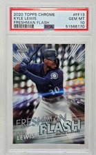 2020 Topps Chrome Refractor KYLE LEWIS RC CARD PSA 10 GEM MINT