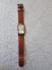 MONTRE UNISEXE MICHEL HERBELIN PARIS bracelet cuir marron style cobra