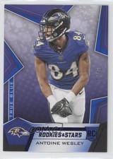 2019 Panini Rookies & Stars Rookies True Blue 17/49 Antoine Wesley #180 1u6