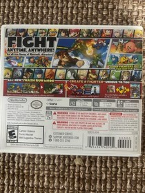 Nintendo 3DS Game Lot: Super Smash Bros, Sonic Boom, Goosebumps, Angry Birds