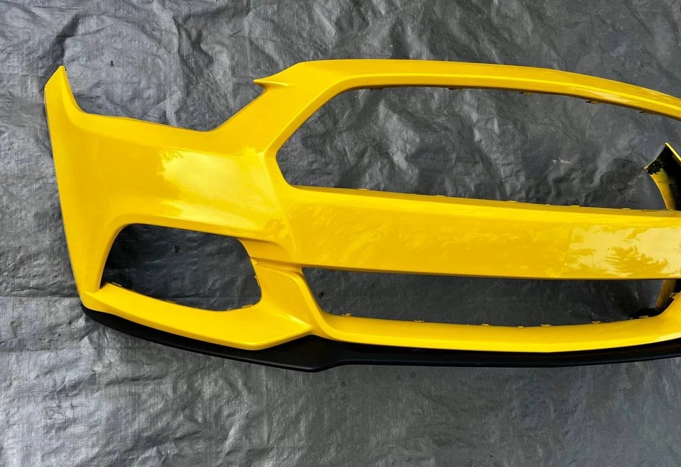 !!️ ¡¡SIN ENVÍO!!️ PARACHOQUES DELANTERO FORD MUSTANG 2015 2016 2017 PINTURA AMARILLA ORIGINAL Foto 2 de 3