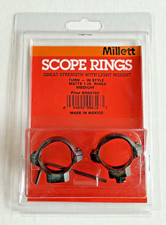 Millett Scope Ring P/N SR00702 Turn-In Style Matte 1" Rings MEDIUM