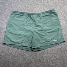 Vintage Patagonia Men s Baggies Shorts Sz XL Green Made In USA Drawstring 4