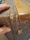 Vtg Hartmann Tweed & Leather 26” X 19" X 8" Locked (000) Luggage Suitcase Good  — photo 8
