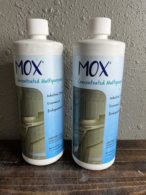 Set of 2 MOX Concentrated Multipurpose Cleaner Industrial Strength 1 Quart