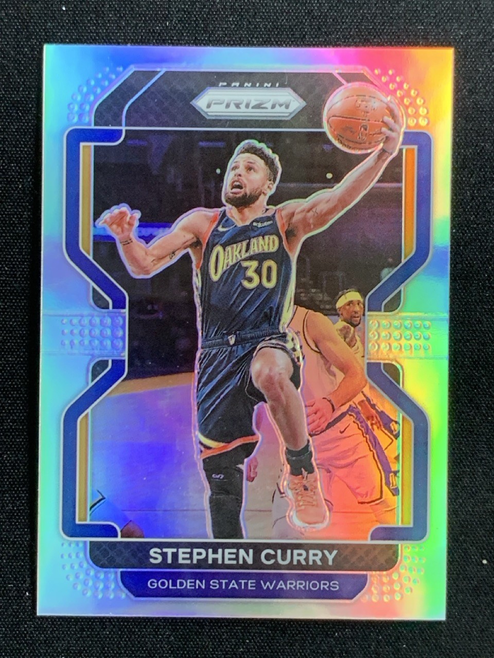 Stephen Curry 2021-22 Panini Prizm Silver Prizm Base #154