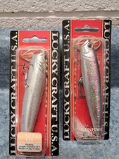 2 LUCKY CRAFT Gunfish 115 3/5oz 4 1/2" Luckycraft Floating Walking Topwater 