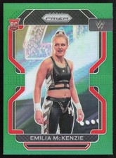 2022 Panini Prizm WWE #182 Emilia McKenzie Green Rookie