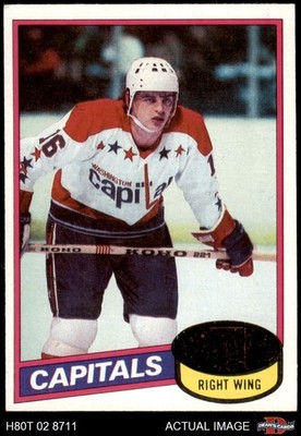 1980 Topps #222 Bengt Gustafsson Capitals-Hockey RC 7 - NM