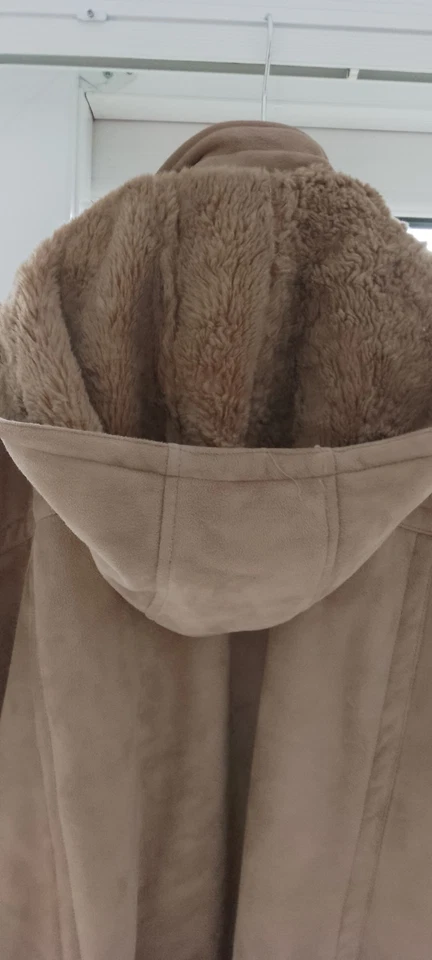 Ben Sherman Men's Suede duffle Coat Size XL Brown - Image 3 of 4