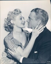 Retro Style Romance Film Laughter Happiness Clothing 7X9 Historic Vintage Photo