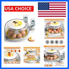 Egg Incubators for Hatching Eggs with Automatic Egg Turner, 8 Incubator for C...