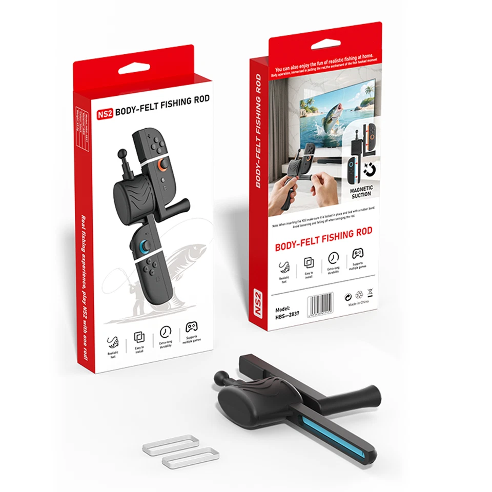 Fishing Rod for Switch 2 for Joy-Con Fishing Game Accessories ABS Controller - Image 4 of 4