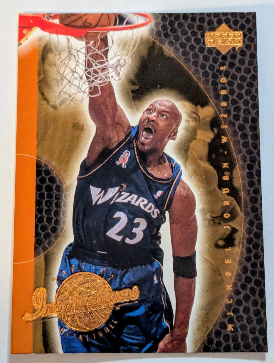 Michael Jordan 2001-02 Upper Deck "Inspirations" #90 HOF Wizards