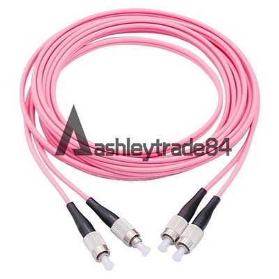 3M Duplex OM4 Multimode Fiber Optic Patch Cable FC-FC Optical Fiber Patch Cord #