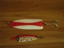 Vintage Len Thompson Fishing Spoon Lures Lot Of 2