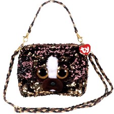 TY Fashion Flippy Sequin Purse - BRUTUS the Dog (8 inch) - New Beanie Boo Toy