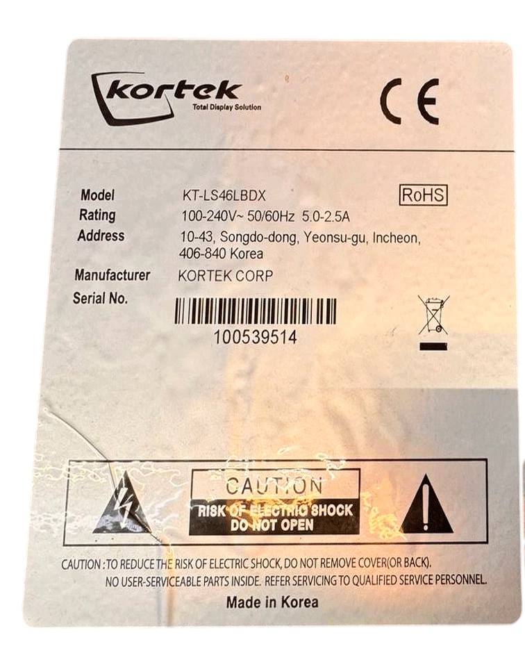 42"  DIGITAL SIGNAGE ALL IN ONE Win 11 WERBUNGS- TERMINAL KIOSK KORTEK KT-L46LBD - Bild 2 von 4