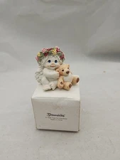 Vtg Dreamsicles Figurine Angel W/ Bear New In Box Playmates