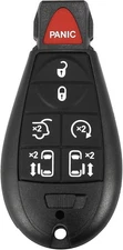 X AUTOHAUX Replacement Keyless Entry Remote Car Key Fob M3N5WY783X Black 