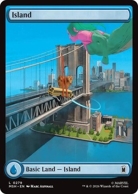 Island (0279) 279 Marvel Super Heroes Foil NM